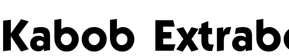 Kabob Extrabold Regular Yazı tipi ücretsiz indir
